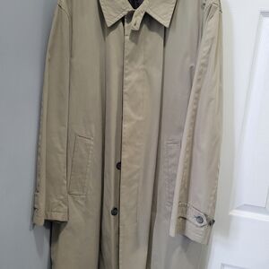 London Fog Men's Classic Tan Trench Coat